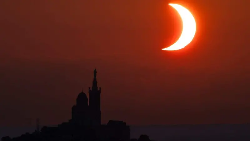 Eclipse sola en Francia
