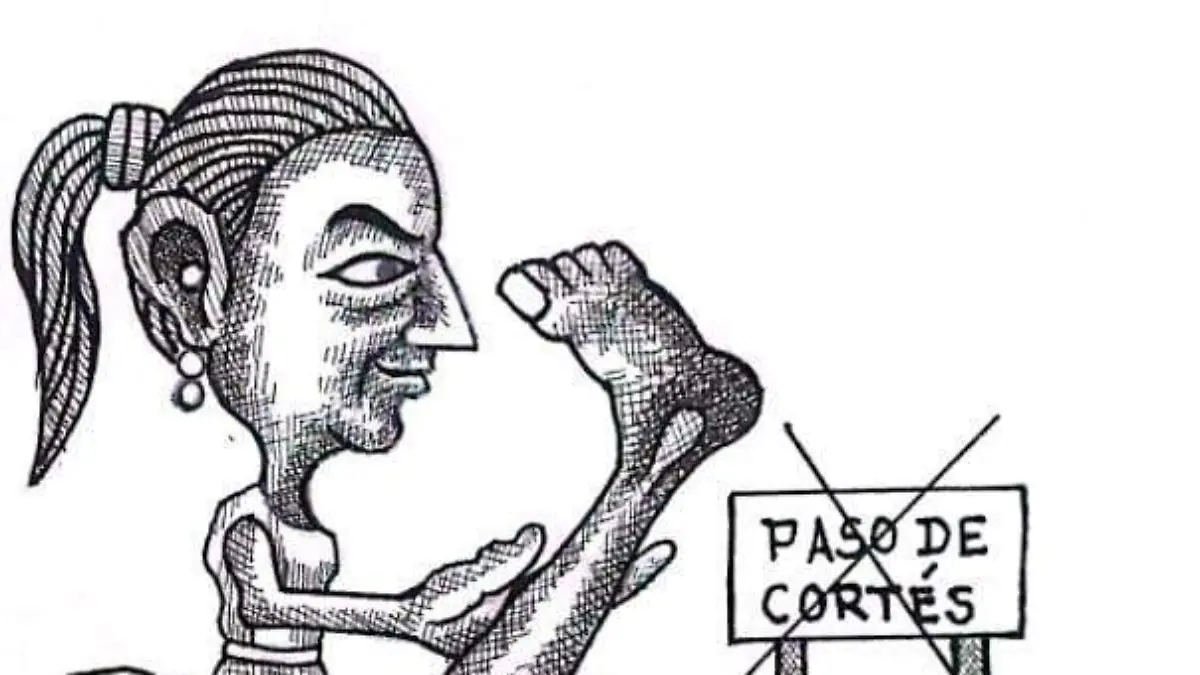 cartón Rubén POR ANDAR EN MALOS PASOS