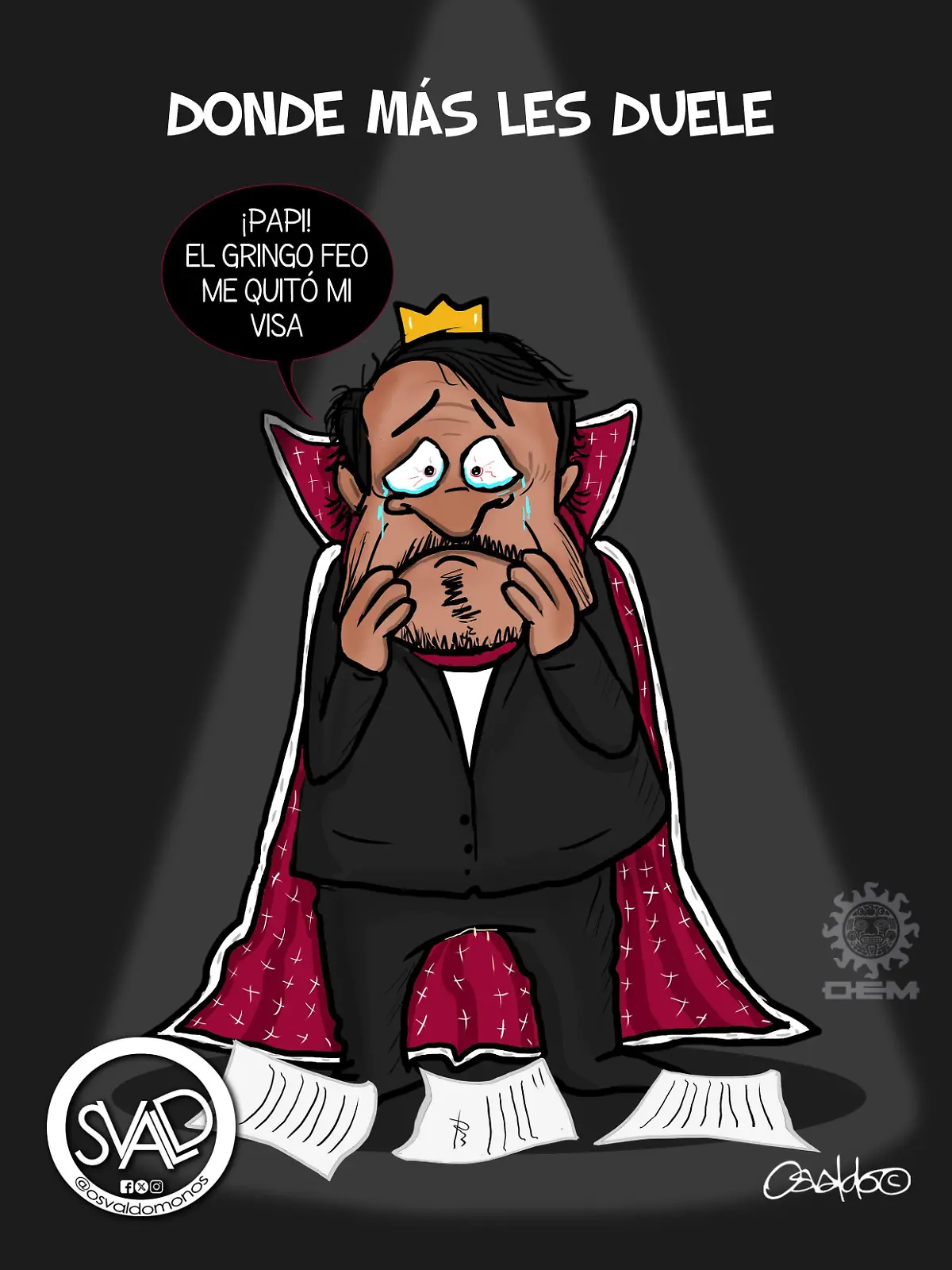 cartón OSVALDO
