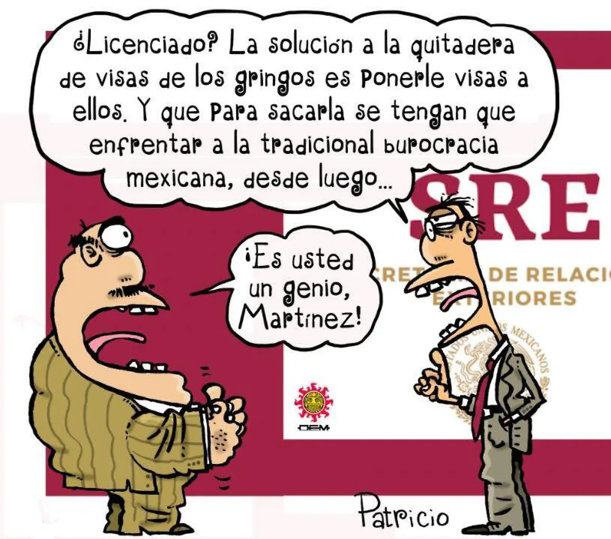 cartón PATRICIO