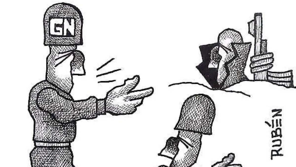 cartón Rubén _A DÓNDE VAS QUE MÁS VALGAS_