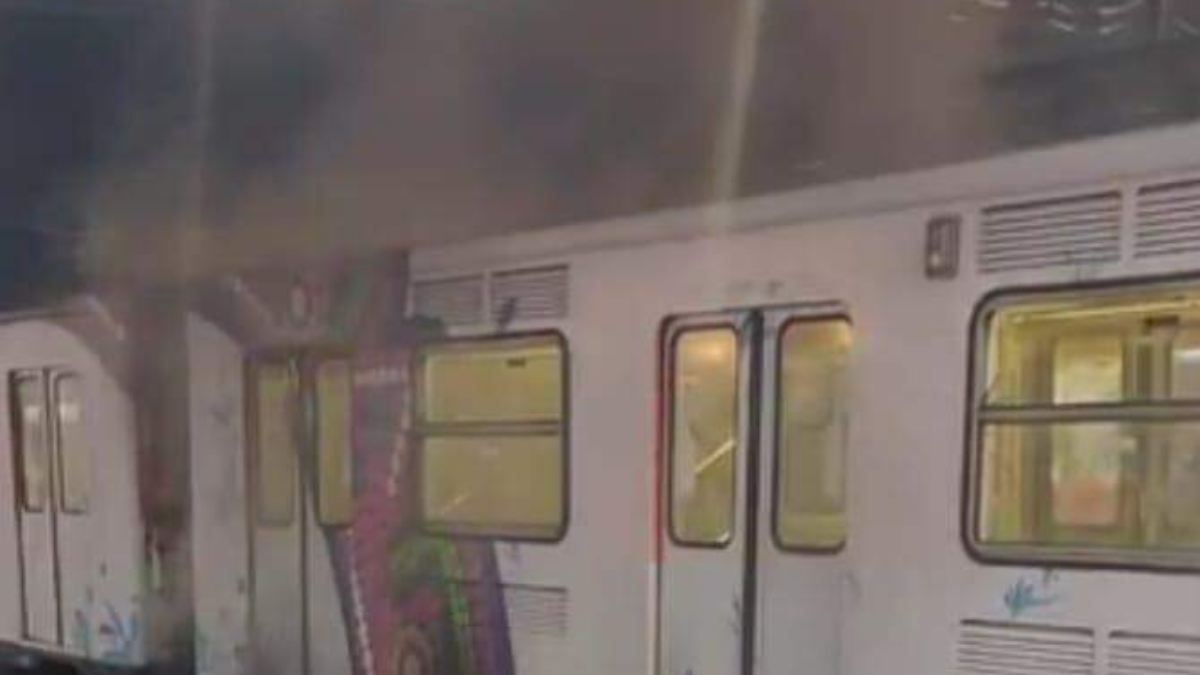 CAOS EN EL METRO: INCENDIO PROVOCA PÁNICO EN TAXQUEÑA