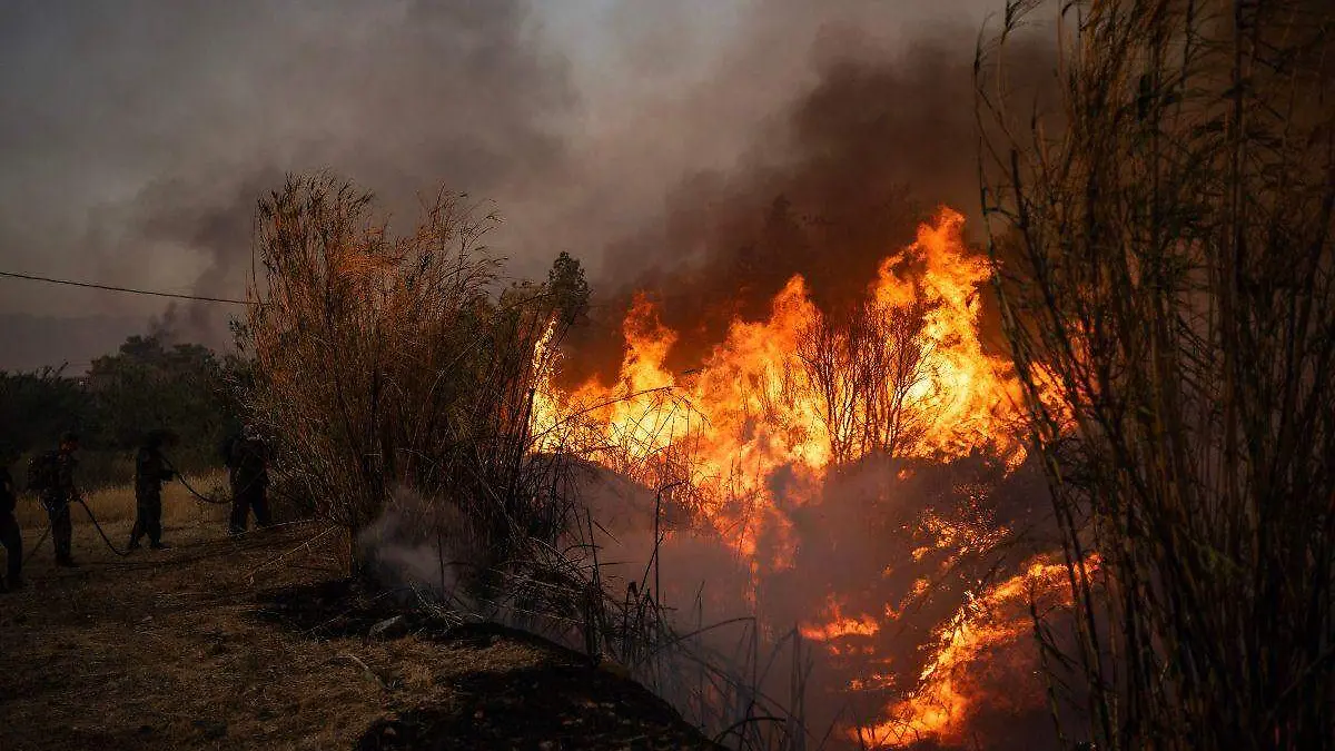 Incendios forestales en Grecia