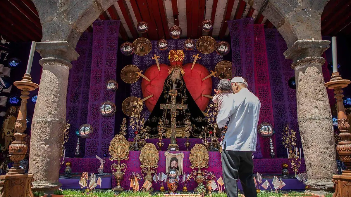 Altar de Dolores en Pátzcuaro