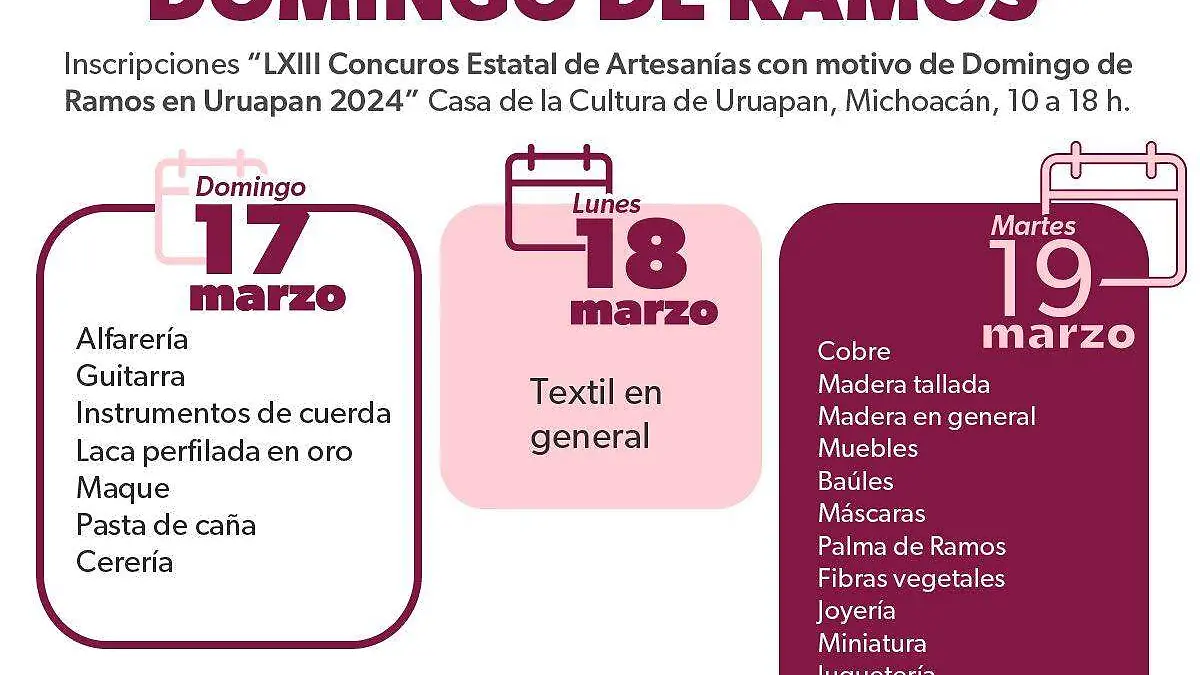 Concurso de Domingo de Ramos