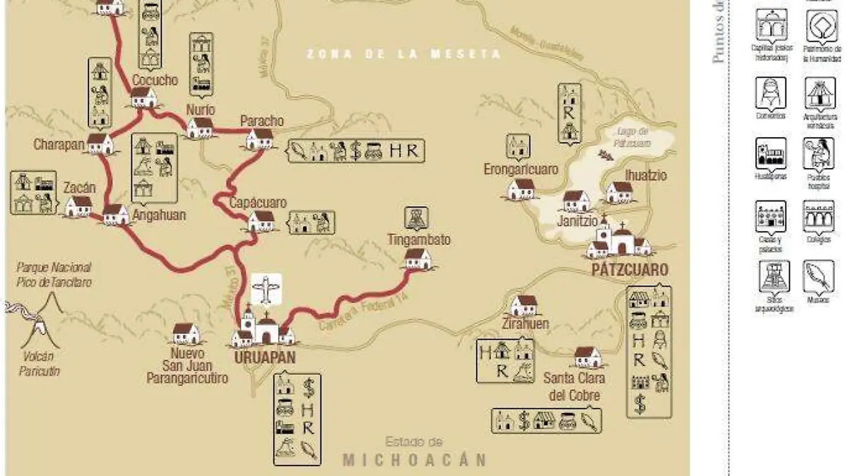 Ruta Don Vasco Circuito 2 Esencia purépecha