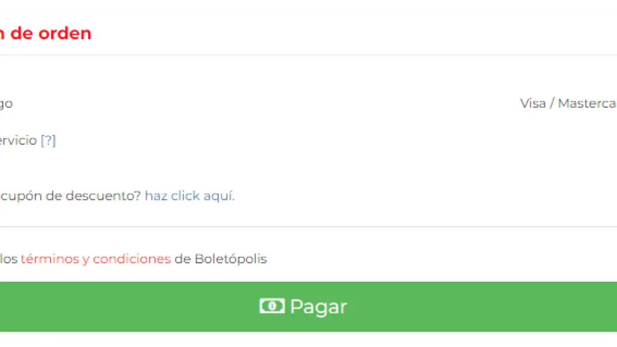 Recibo de la compra 