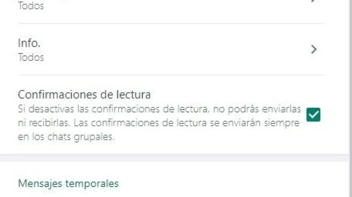 Privacidad de WhatsApp