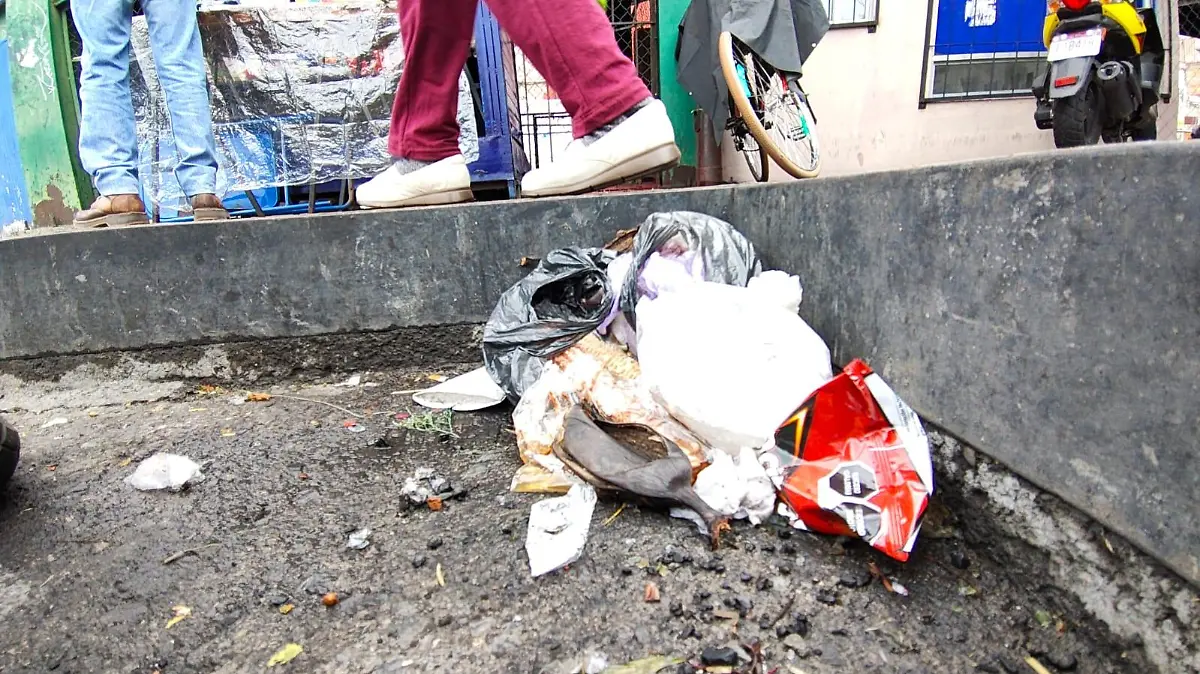 Basura de calles de Morelia 
