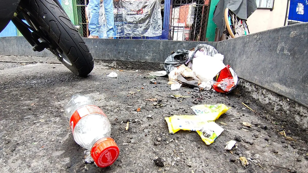 Basura de calles de Morelia