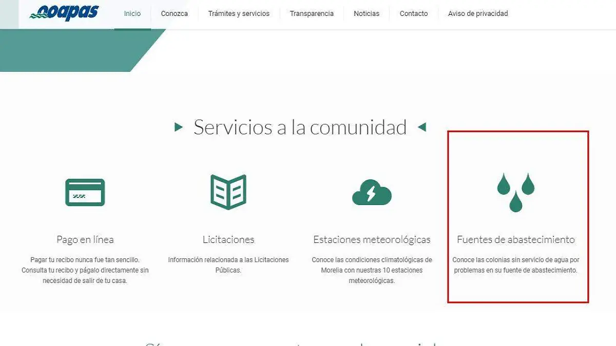Fuentes de abastecimiento - Selección