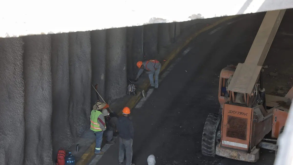 trabajos en túnel