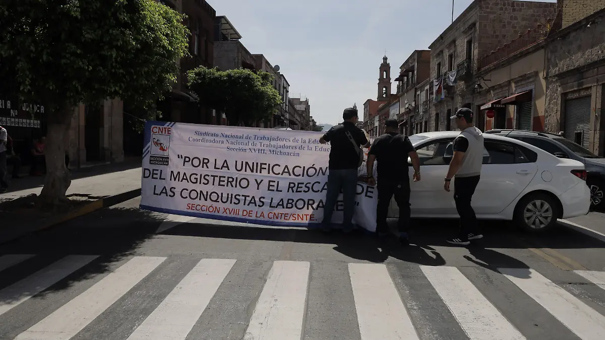 Manifestación de la CNTE