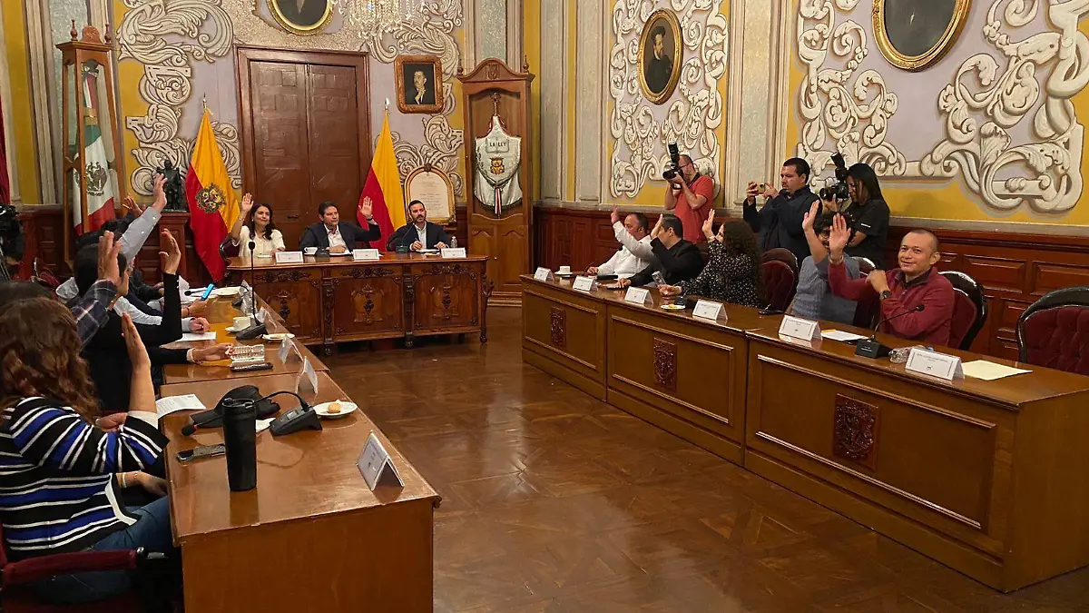 Sesión ordinaria de Cabildo del Ayuntamiento de Morelia