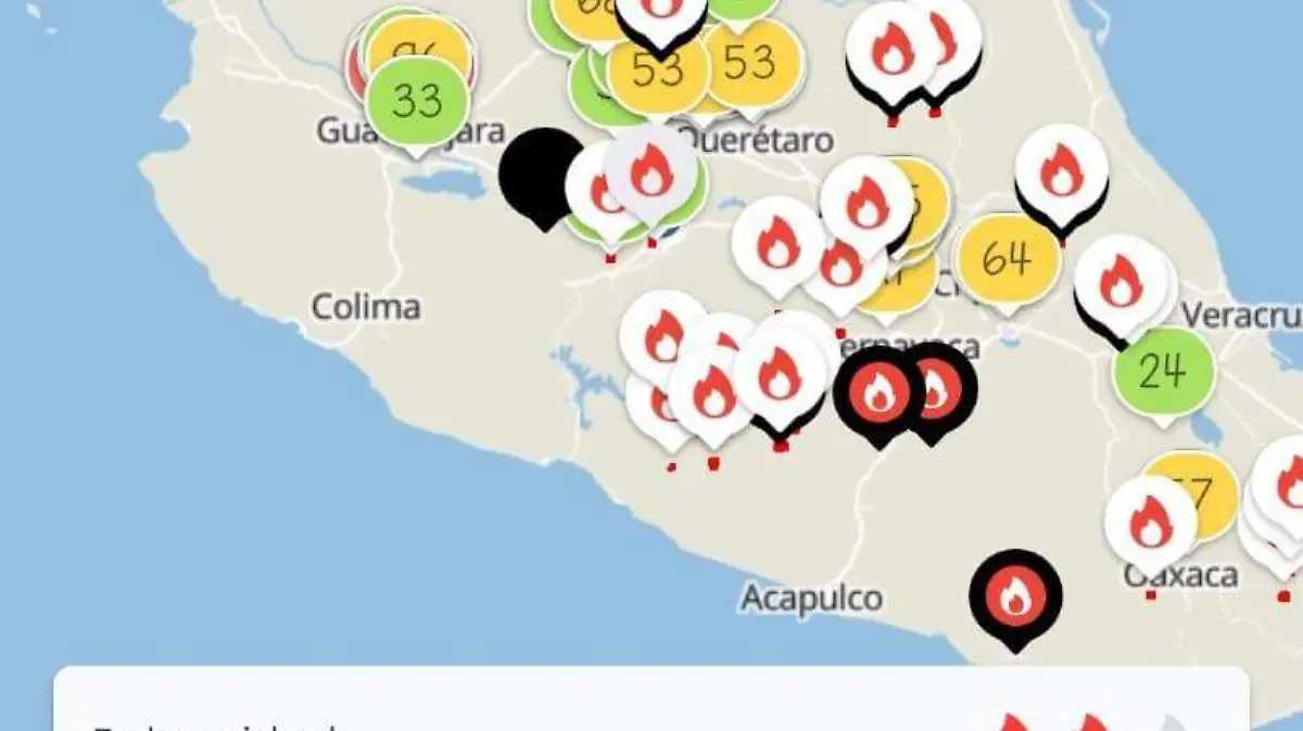 Mapa del Air Visual
