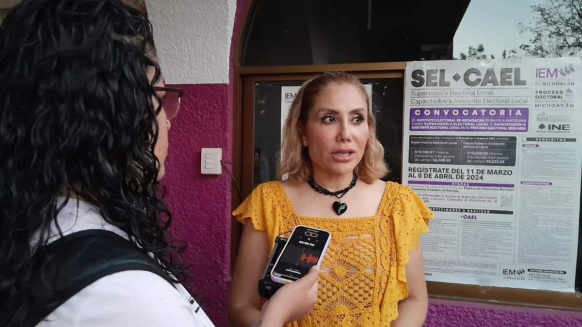 Minerva Bautista PRD Morelia 
