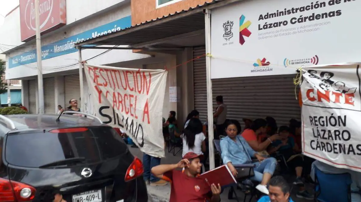Manifestación Lázaro Cárdenas