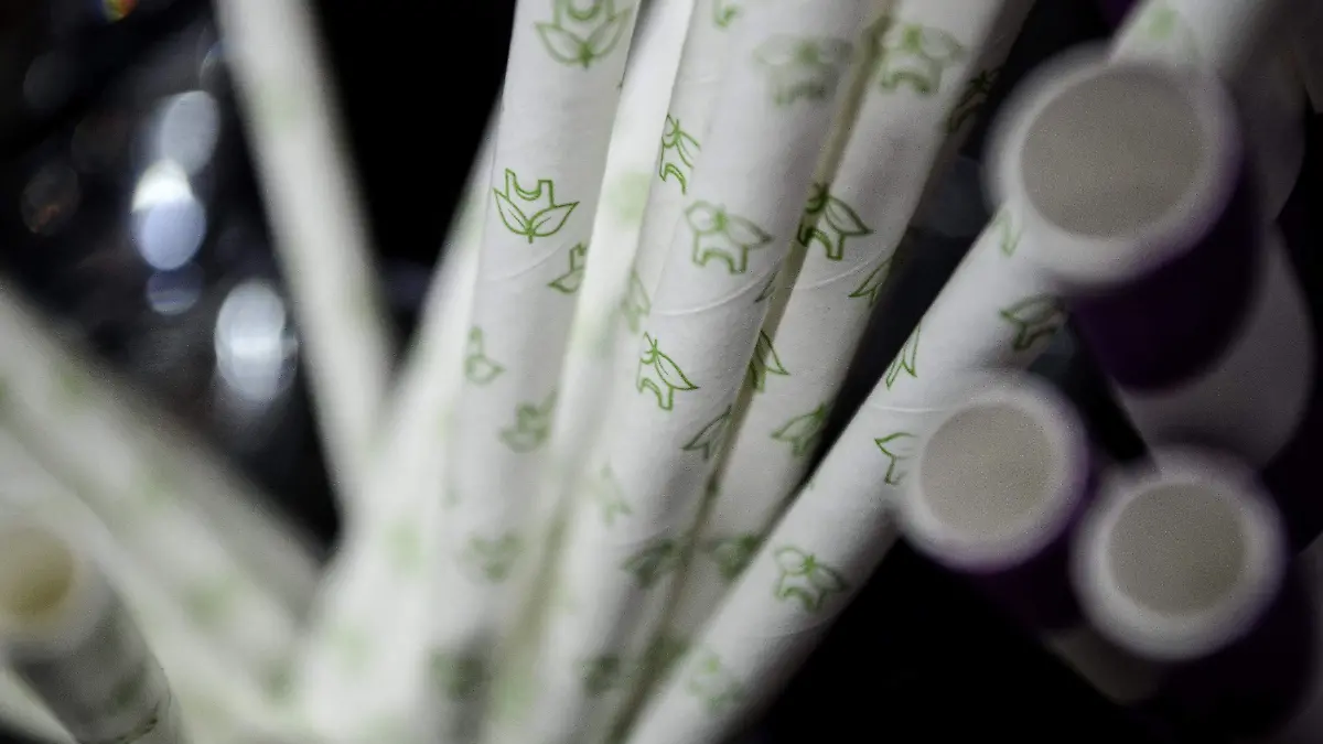 Popotes biodegradables