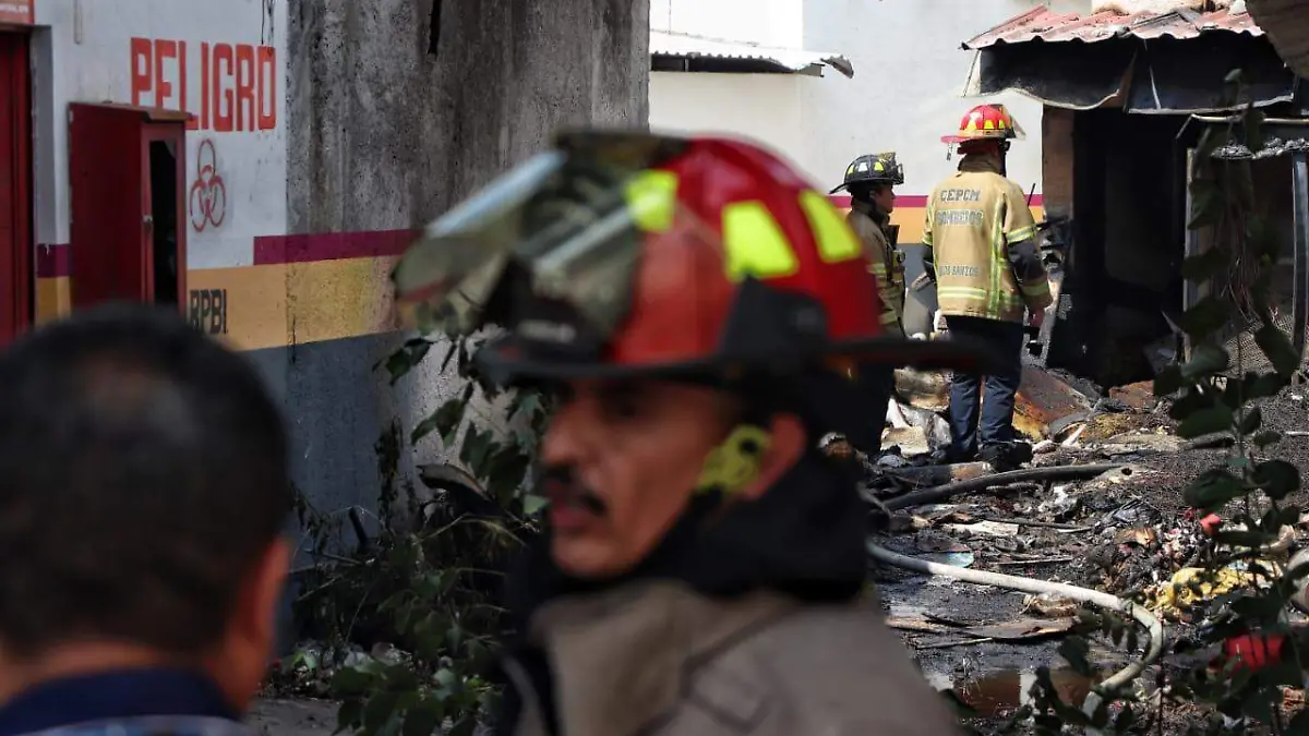 incendio antiguo Hospital Civil