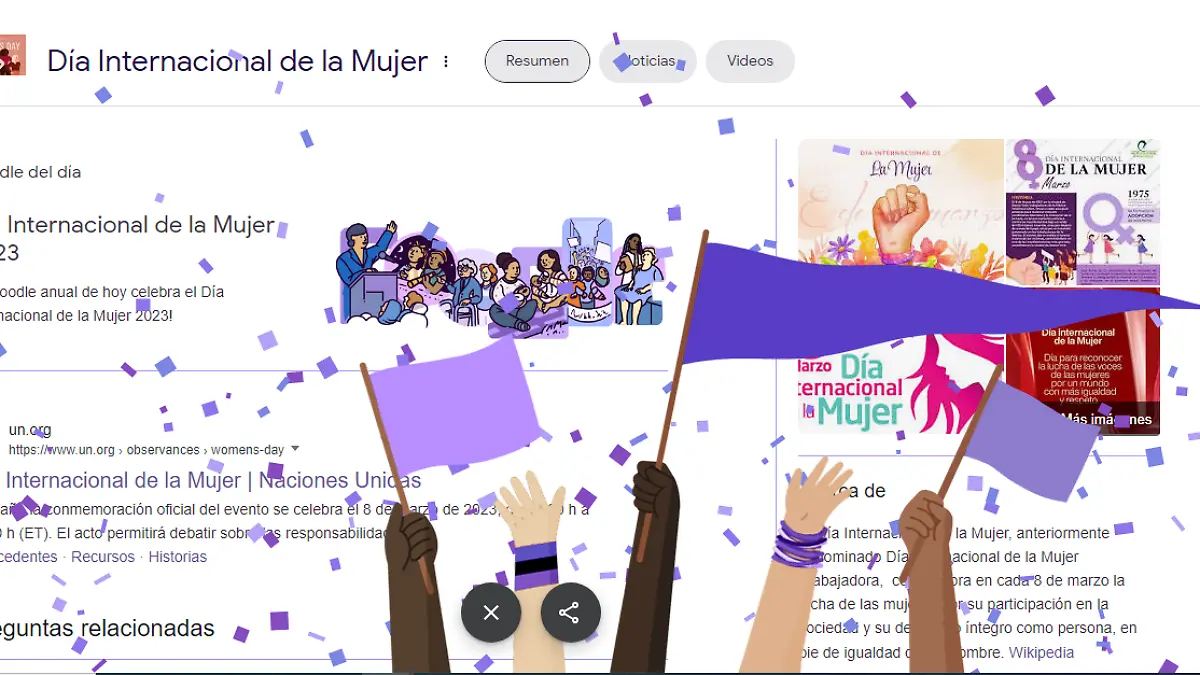 Doodle Día de la Mujer