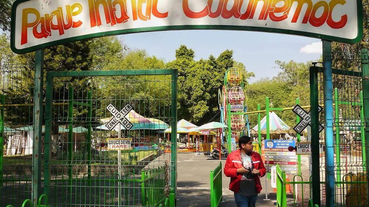bosque Cuauhtémoc juegos mecanicos