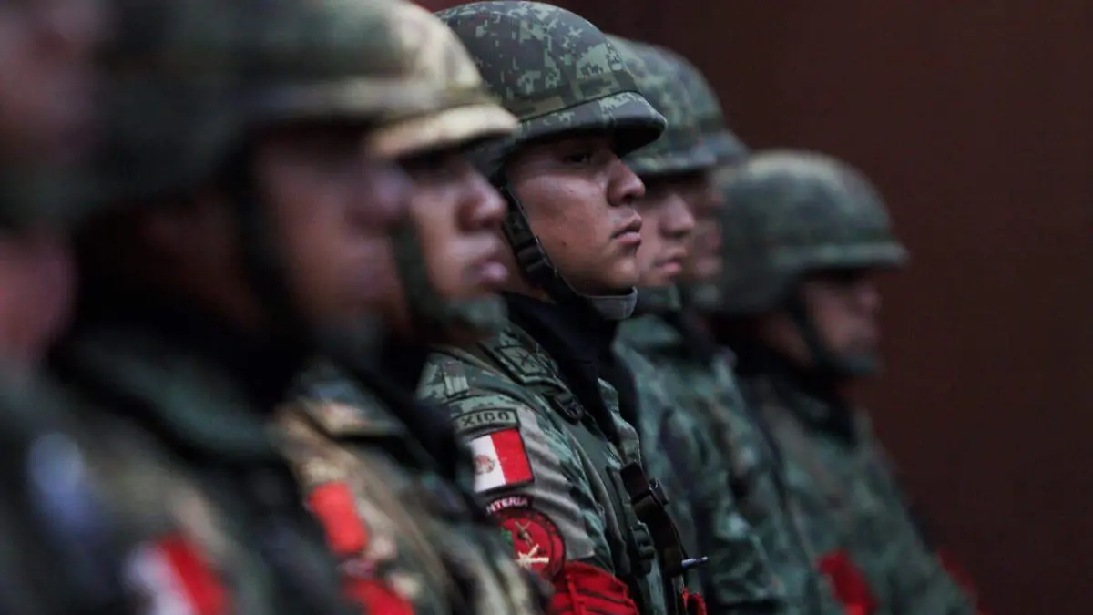 Soldados del Ejército mexicano