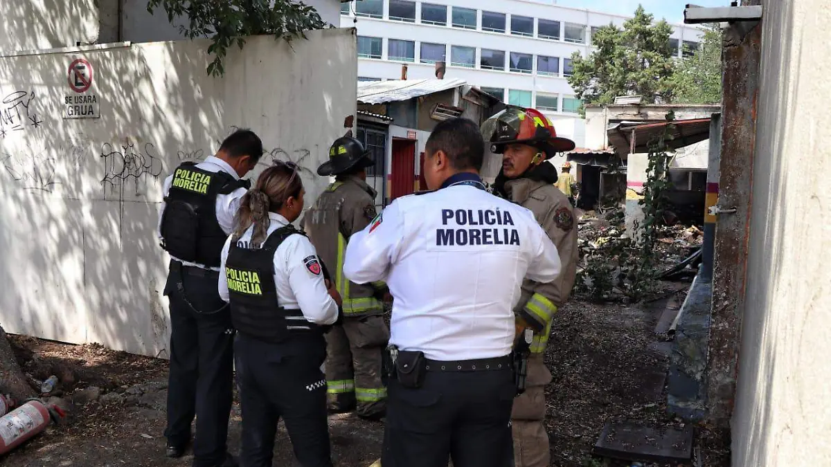 incendio antiguo Hospital Civil