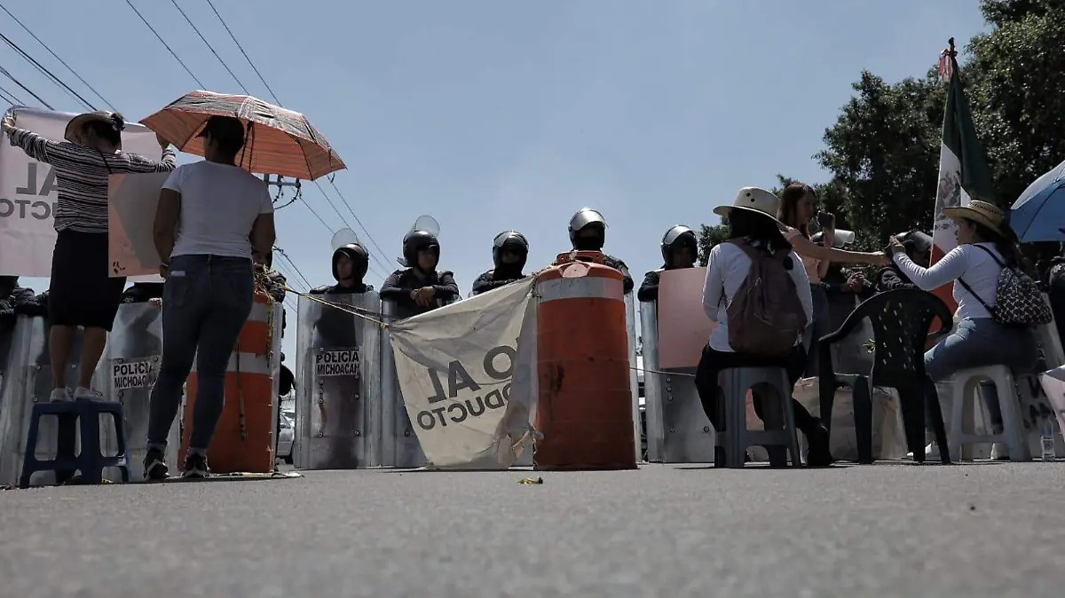 manifestación gasoducto