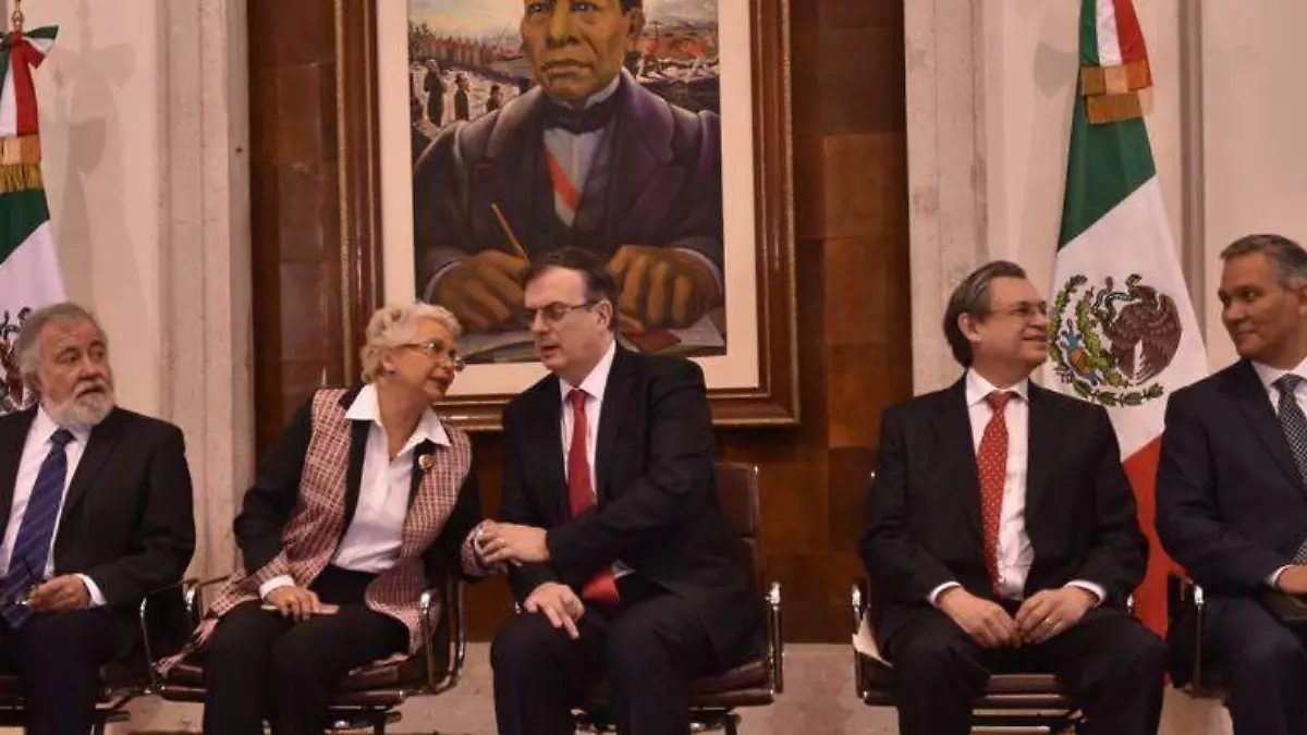 olga sanchez cordero, marceo ebrard, alejandro encinas