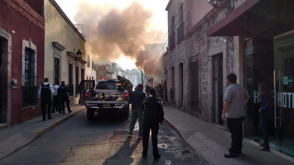 Incendio vivienda del centro 