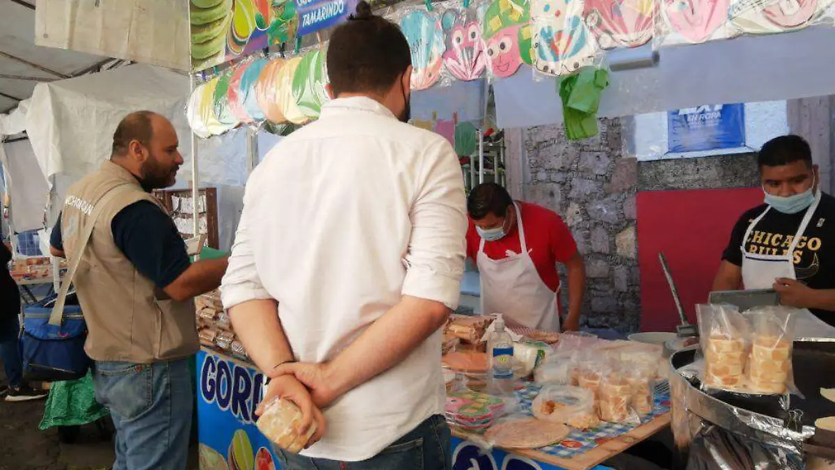 inspección puestos de comida
