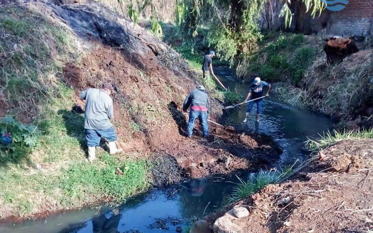 Tangancícuaro limpieza de ríos