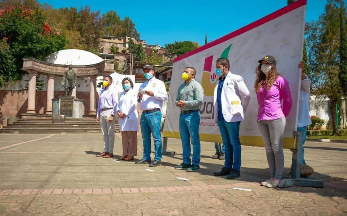 Pruebas de Covid-19 Foto Cortesía Gobierno de Uruapan 2