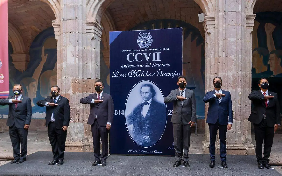 Homenaje Melchor Ocampo Foto Cortesía UMSNH 1