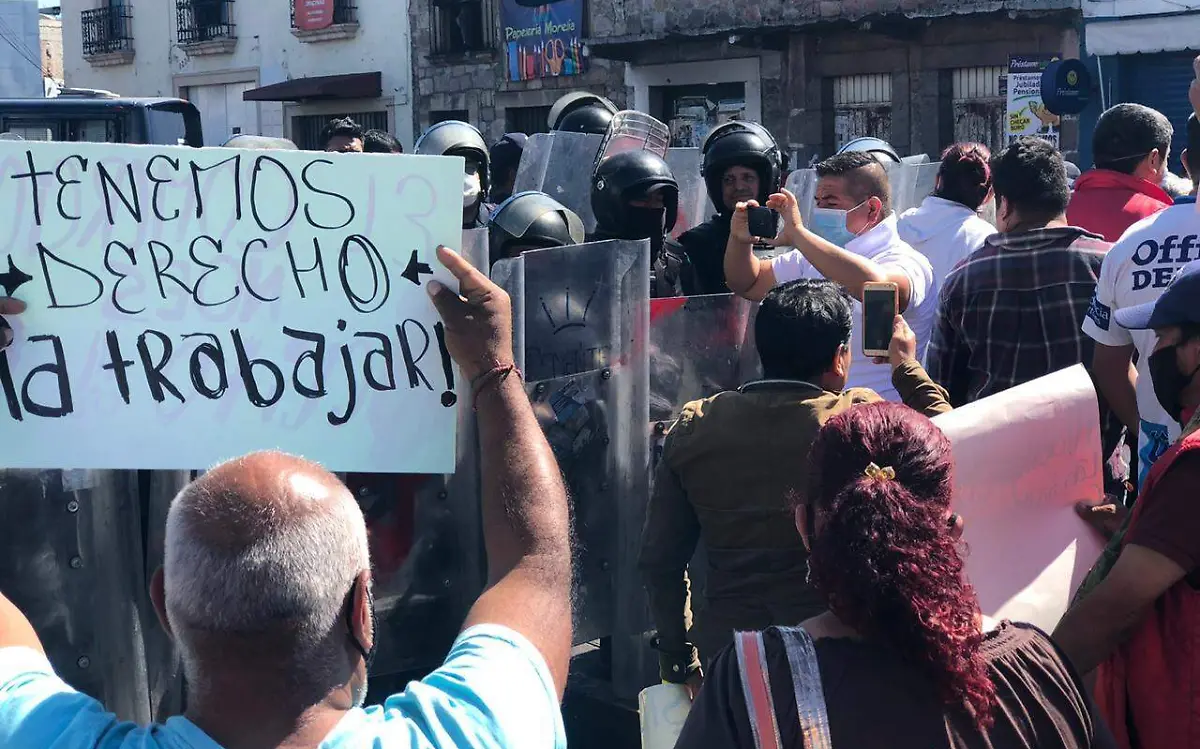 Manifestantes Cañafest 2020 Foto Mariana Luna El Sol de Morelia 1