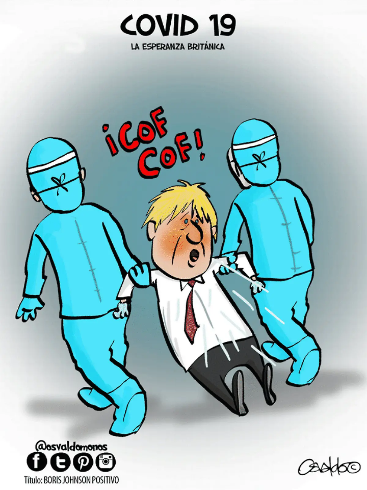 Boris Johnson Positivo