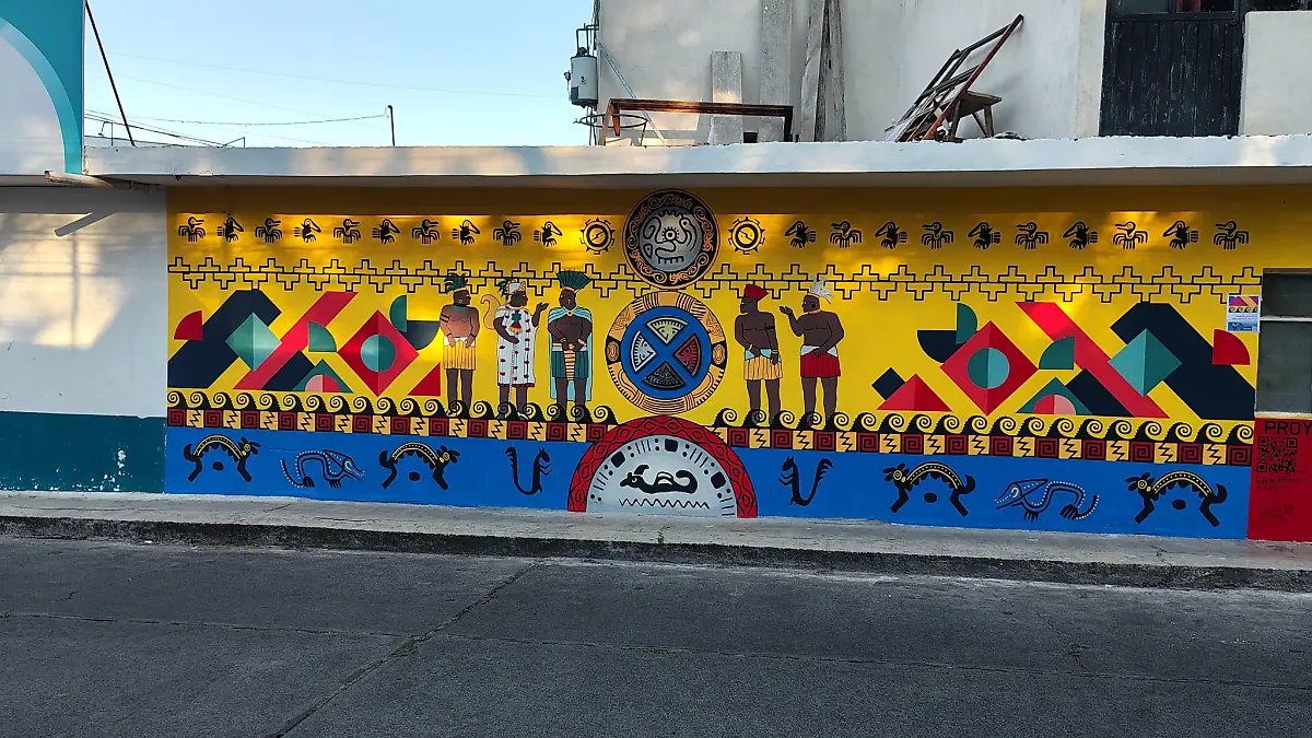 Inauguración de Mural por Vicente Tinajero 1