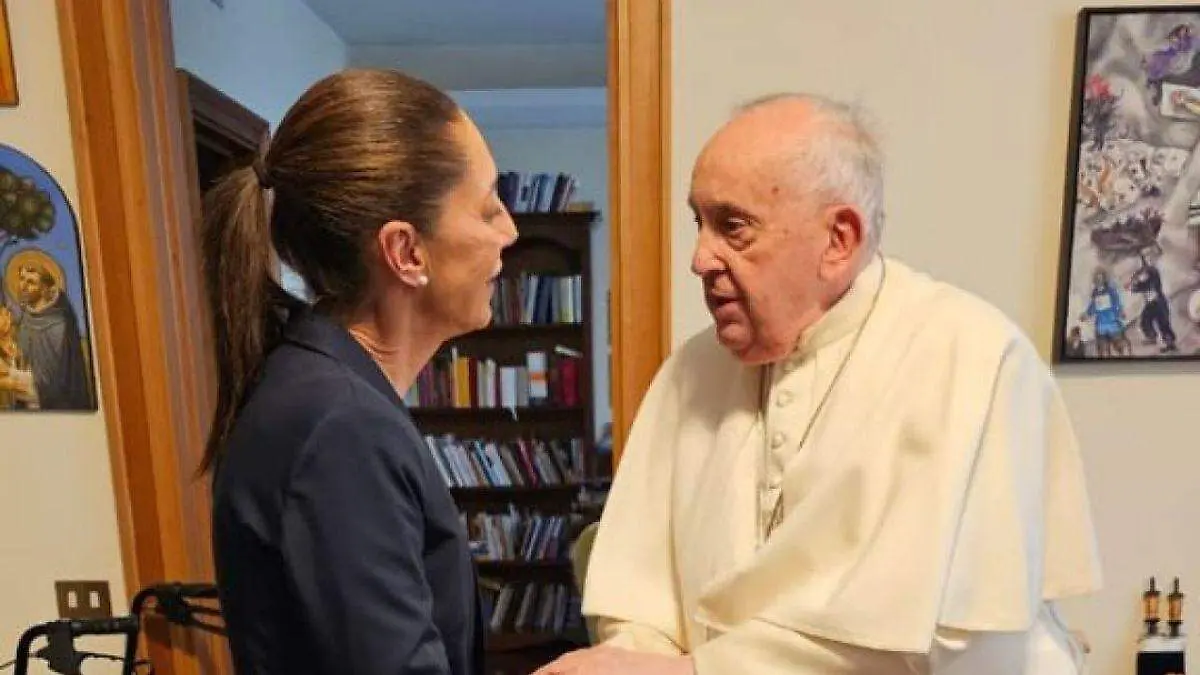 Claudia Sheibaum-Papa Francisco