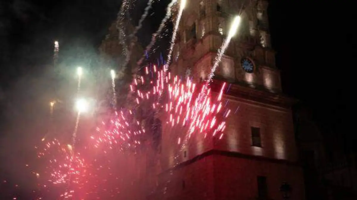 Encendido de la Catedral de Morelia (2)