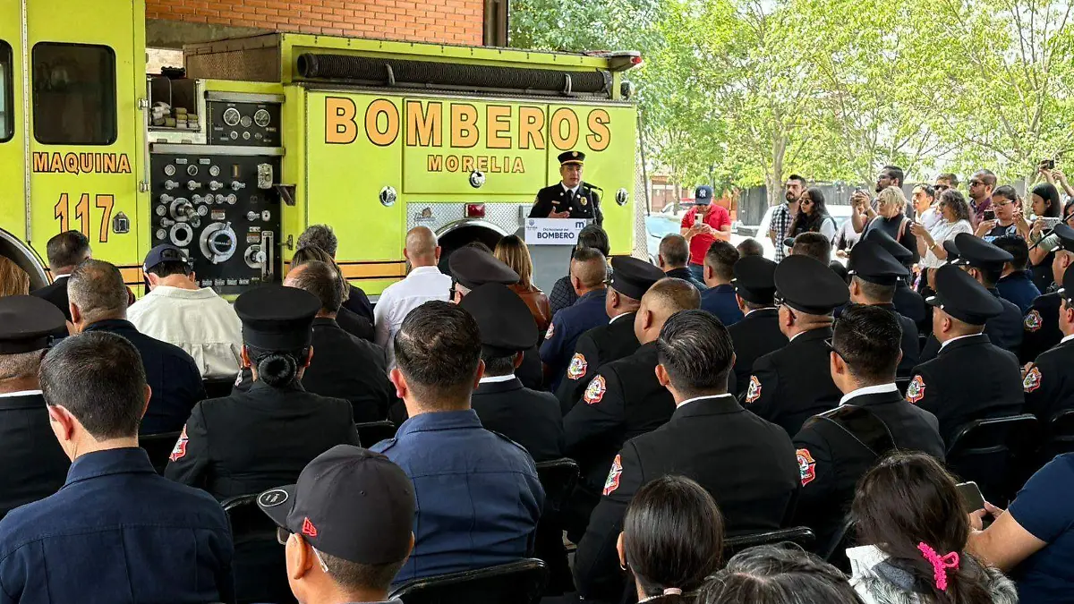 evento bomberos morelia