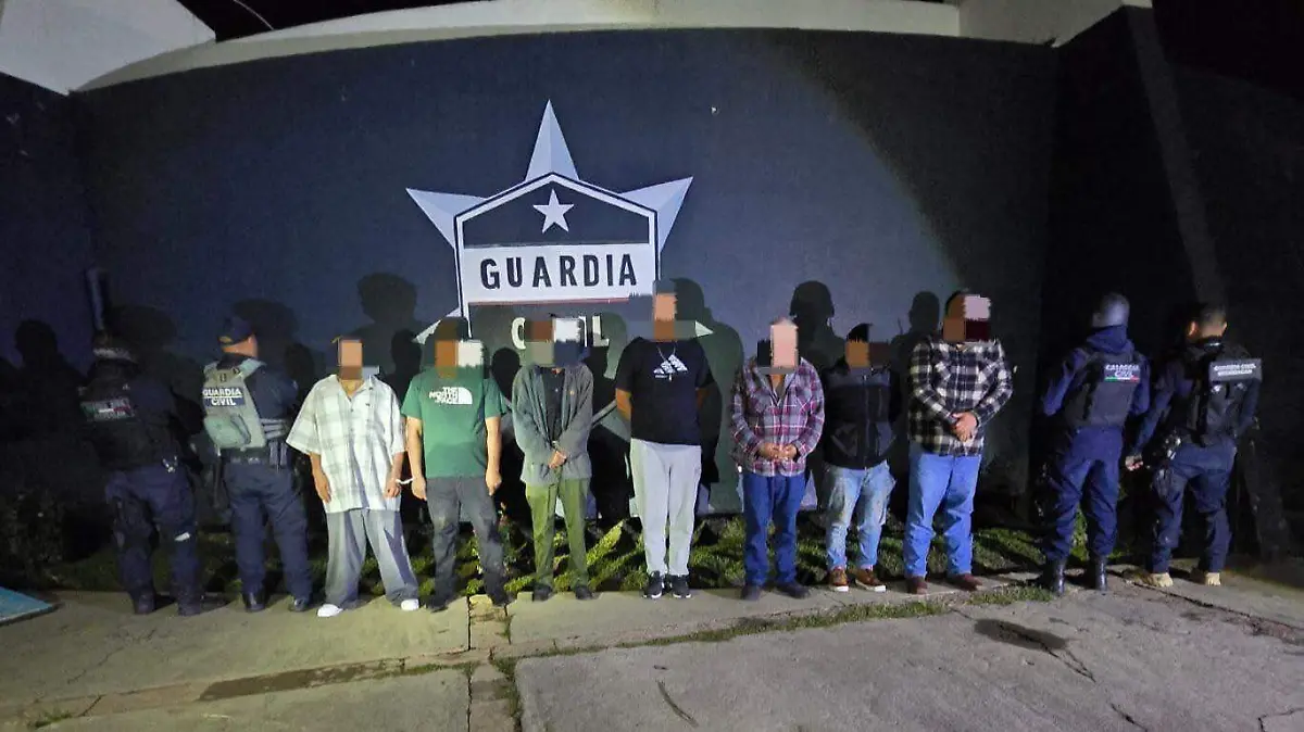 SIETE DETENIDOS POR QUEMA DE VEHICULOS