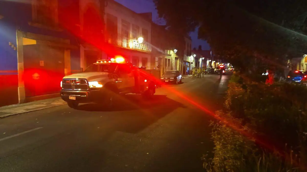 Incendio en centro de Morelia
