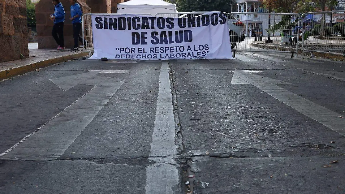 bloqueos sector salud morelia