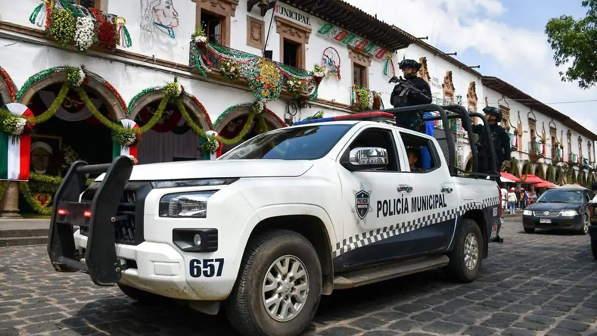 policias municipales patzcuaro