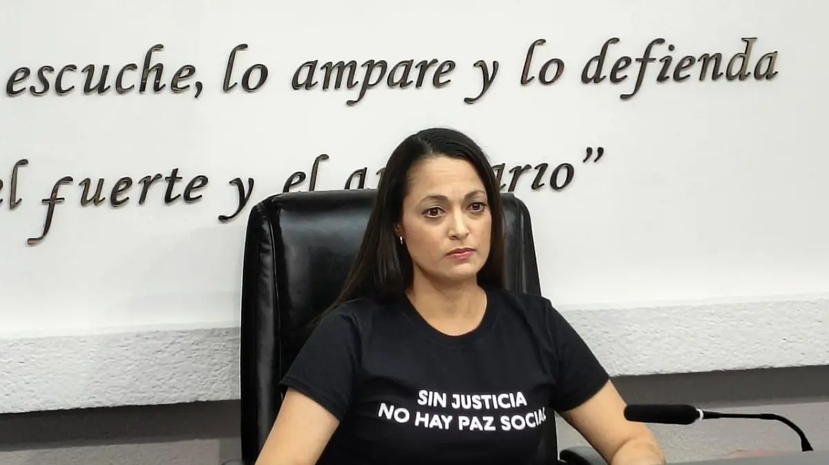 Gissel Navarro, viuda de Bernardo Bravo