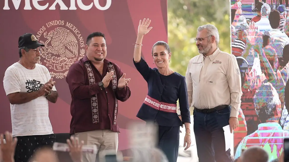 Claudia Sheinbaum en Lázaro Cárdenas