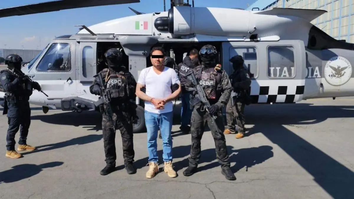 Elementos de la SSPC con César Alejandro N, alias El Botox