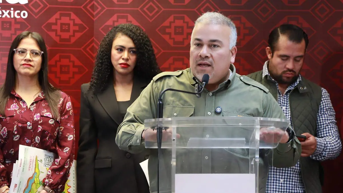 Jesús Mora en rueda de prensa