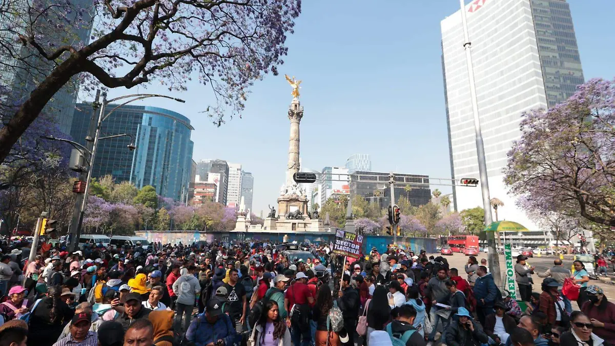 Marcha de la CNTE en CDMX