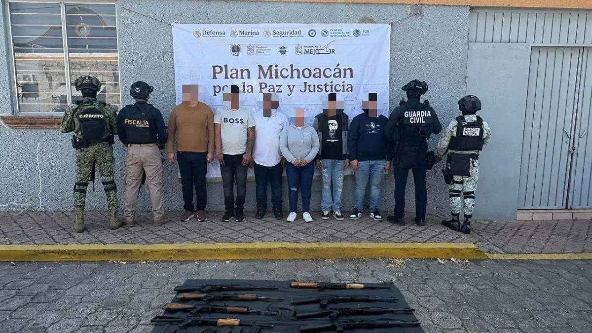 personas detenidas guardia civil sedena guardia nacional